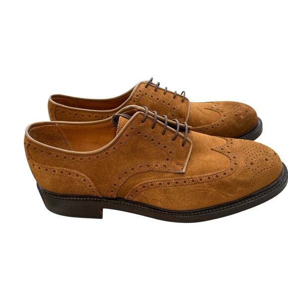 Polo Ralph Lauren Men’s NEW US 9 Suede Brown Brenton Dress Shoe - Picture 5 of 11